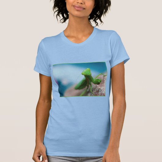 T-Shirt - Blue Mantis World (Voorkant)