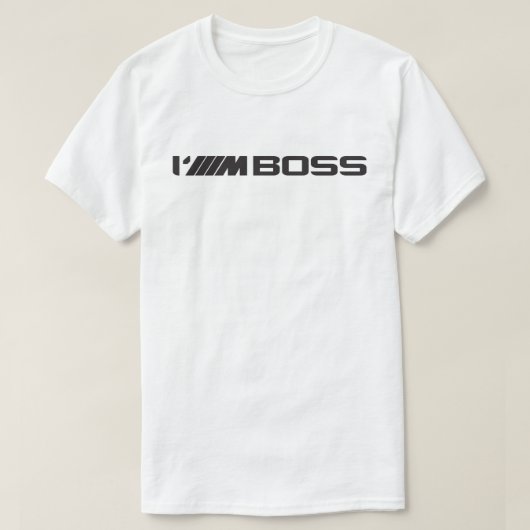 T-Shirt BMW ///M "I'//M BOSS" (Design voorkant)