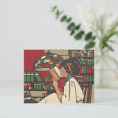 T-SHIRT boekenwerk Briefkaart (Staand voorkant)