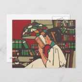 T-SHIRT boekenwerk Briefkaart (Voorkant / Achterkant)