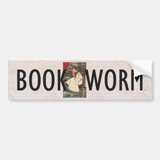 T-SHIRT boekenwerk Bumpersticker (Voorkant)