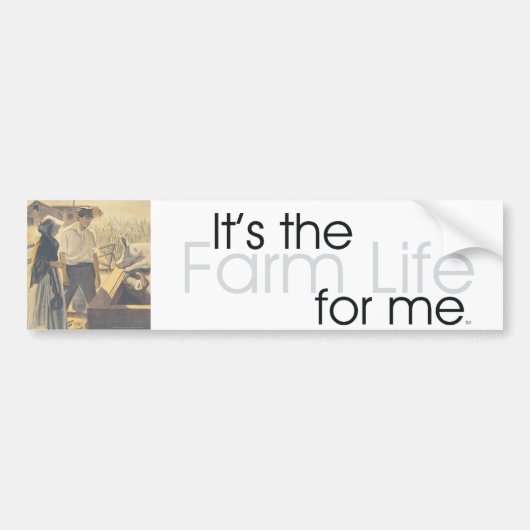 T-SHIRT Boerderij Life Bumpersticker (Voorkant)