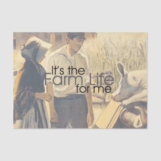 T-SHIRT Boerderij Life Tissuepapier (Voorkant)