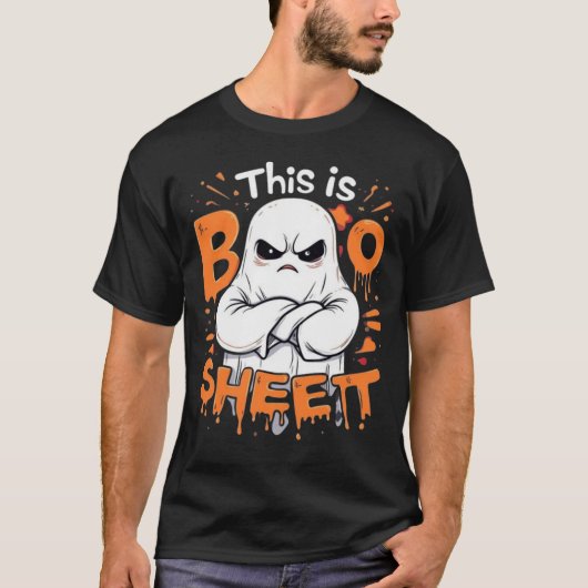 T-SHIRT BOO SHEET NIEUWE MODE DESIGNER T-SHIRT (Voorkant)
