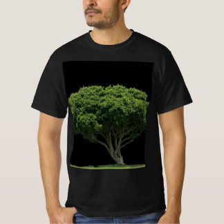 T-shirt boom ontwerp halve mouwen