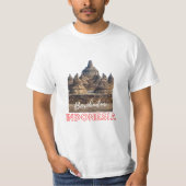 T-Shirt borobudur Indonesië (Voorkant)