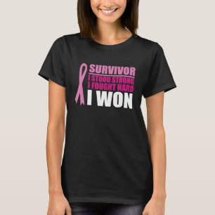 T-shirt Borstkanker Bewustzijn Overlevende Ik Ston