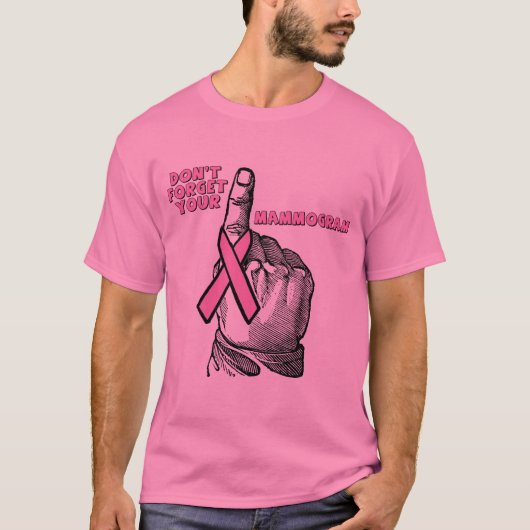 T-Shirt - Borstkanker Mammogram (Voorkant)