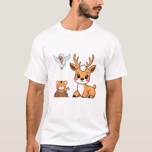 T-shirt "Bosvrienden samenkomen (Voorkant)