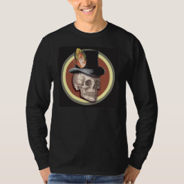 T-shirt bovenaan Donker