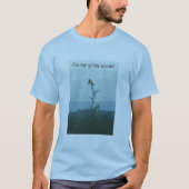 T-shirt - bovenop de wereld (Voorkant)