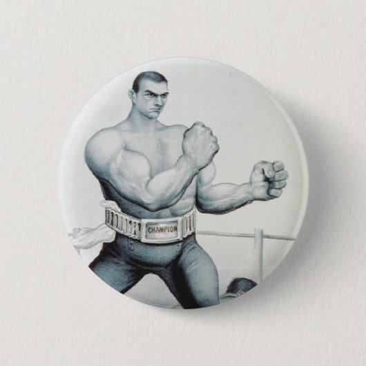 T-SHIRT Boxing Ronde Button 5,7 Cm (Voorkant)