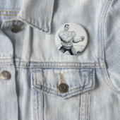 T-SHIRT Boxing Ronde Button 5,7 Cm (In situ)