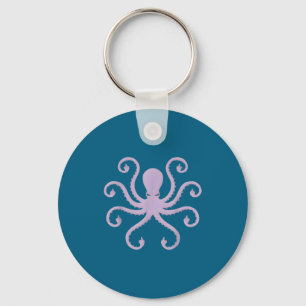 T-shirt Boze Octopus Middenvinger Nieuwigheid Sleutelhanger