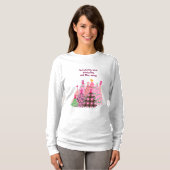 T-Shirt Breast Cancer Strive & Surviving Kerstmis (Voorkant volledig)