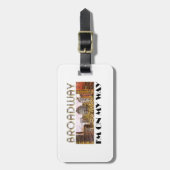 T-SHIRT Broadway Star Bagagelabel (Voorkant verticaal)