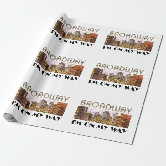 T-SHIRT Broadway Star Cadeaupapier (Uitgerold)