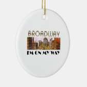 T-SHIRT Broadway Star Keramisch Ornament (Rechts)