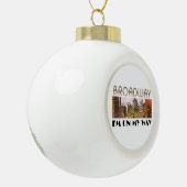 T-SHIRT Broadway Star Keramische Bal Ornament (Links)
