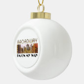 T-SHIRT Broadway Star Keramische Bal Ornament (Rechts)