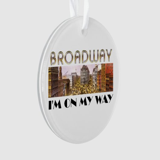 T-SHIRT Broadway Star Ornament (voorkant)