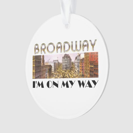 T-SHIRT Broadway Star Ornament (voorkant)