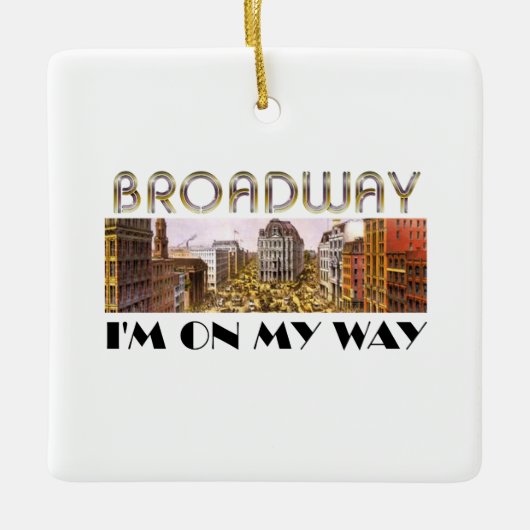 T-SHIRT Broadway Star Ornament (Voorkant)
