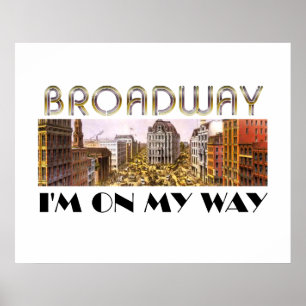T-SHIRT Broadway Star Poster
