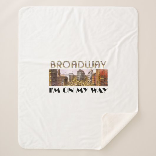 T-SHIRT Broadway Star Sherpa Deken (Voorkant)