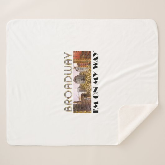 T-SHIRT Broadway Star Sherpa Deken (Voorkant (horizontaal))