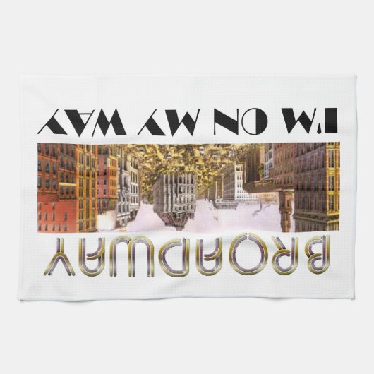 T-SHIRT Broadway Star Theedoek (Horizontaal)