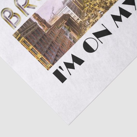 T-SHIRT Broadway Star Tissuepapier (Detail)