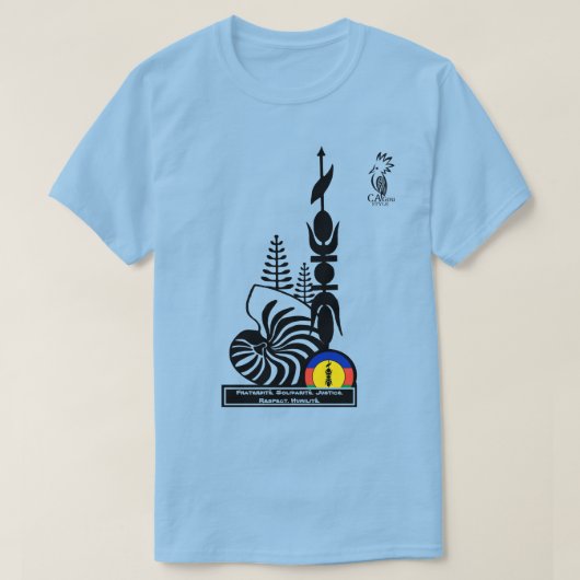 T-shirt Broederschap. Solidariteit. Rechtvaardighe (Design voorkant)