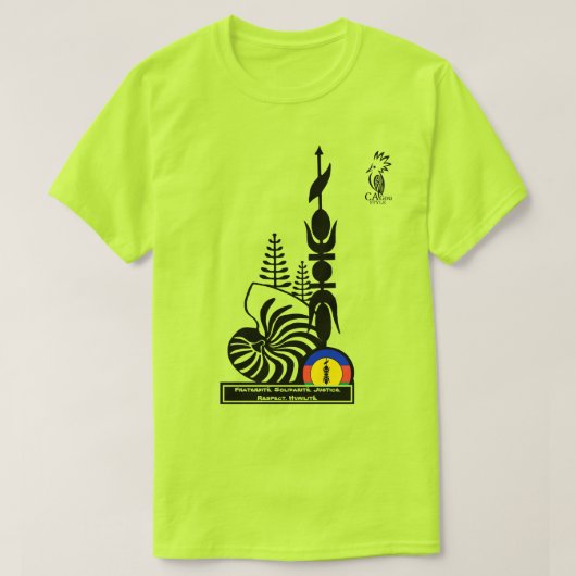 T-shirt Broederschap. Solidariteit. Rechtvaardighe (Design voorkant)