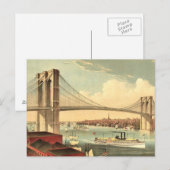 T-SHIRT Brooklyn Bridge Briefkaart (Voorkant / Achterkant)