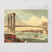 T-SHIRT Brooklyn Bridge Briefkaart (Voorkant)
