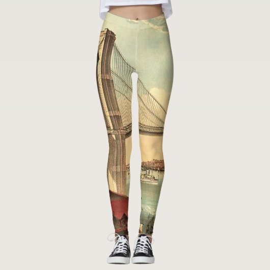 T-SHIRT Brooklyn Bridge Leggings (Voorkant)
