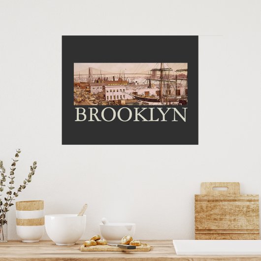 T-SHIRT Brooklyn Poster (Keuken)