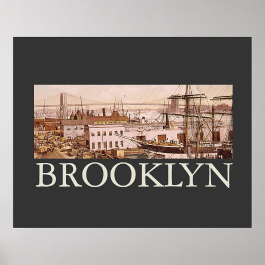 T-SHIRT Brooklyn Poster (Voorkant)