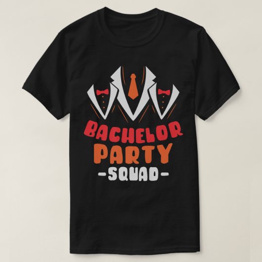T-Shirt Bruiloft Feest Team Bruid Bruidegom (Design voorkant)