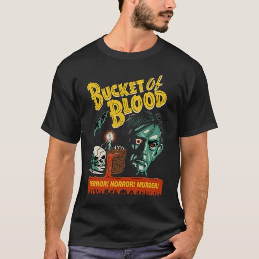  T-Shirt "Bucket of Blood" (Voorkant)