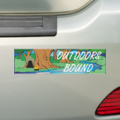 T-SHIRT buiten Bond Bumpersticker (Op auto)