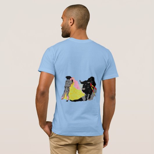 T-SHIRT : BULL FIGHTER (Achterkant volledig)