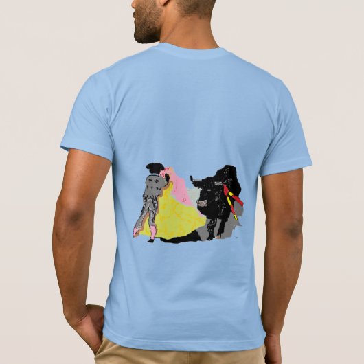 T-SHIRT : BULL FIGHTER (Achterkant)