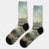 T-SHIRT Burgeroorlog Battlefield Behoud Sokken (Links)