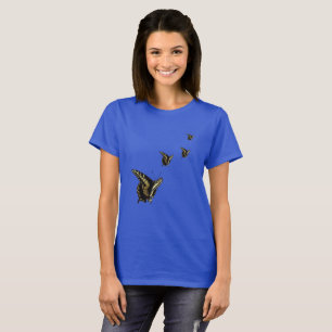 T-Shirt - Butterflies vliegen op afstand