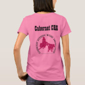 T-Shirt Cabernet CHA Army "Petite" Roos (Achterkant)