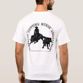 T-Shirt Cabernet CHA Basic Blanc Logo Noir (Achterkant)