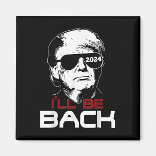 T-shirt cadeau voor familie komt terug Trump 2024  Magneet