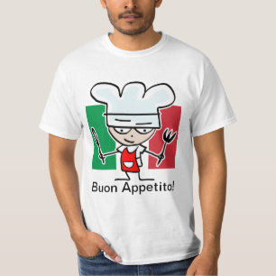 T-shirt cadeau voor Italiaanse chef-koks